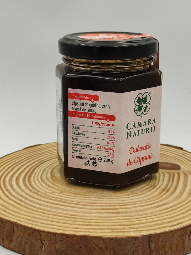 Dulceata de Capsuni, Camara Naturii, 235g