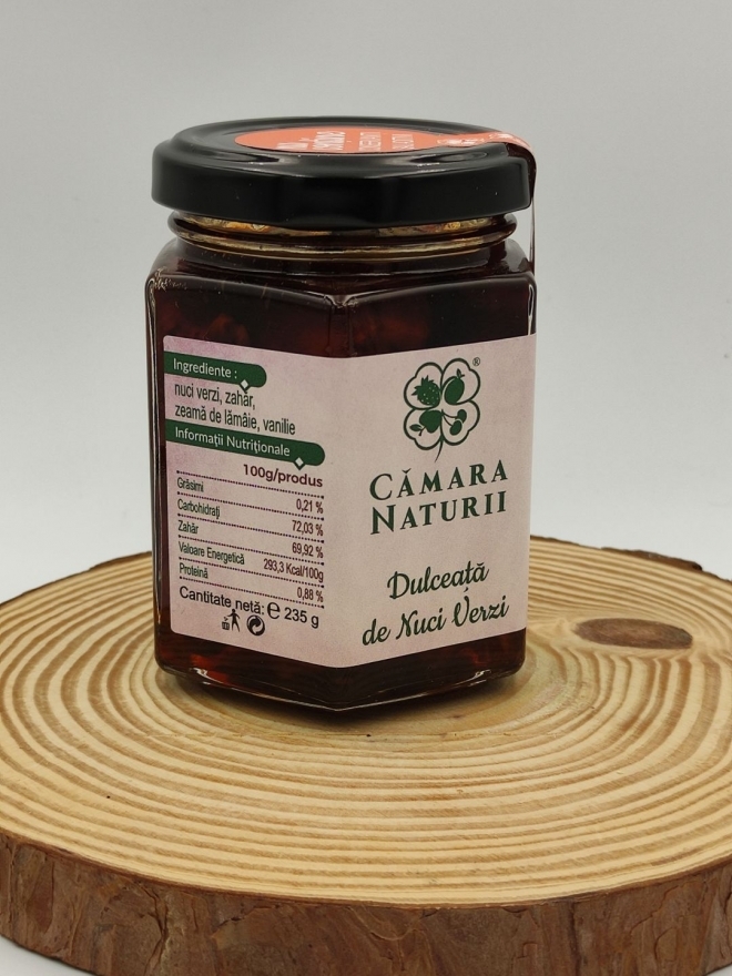 Dulceata de Nuci Verzi, Camara Naturii, 235g