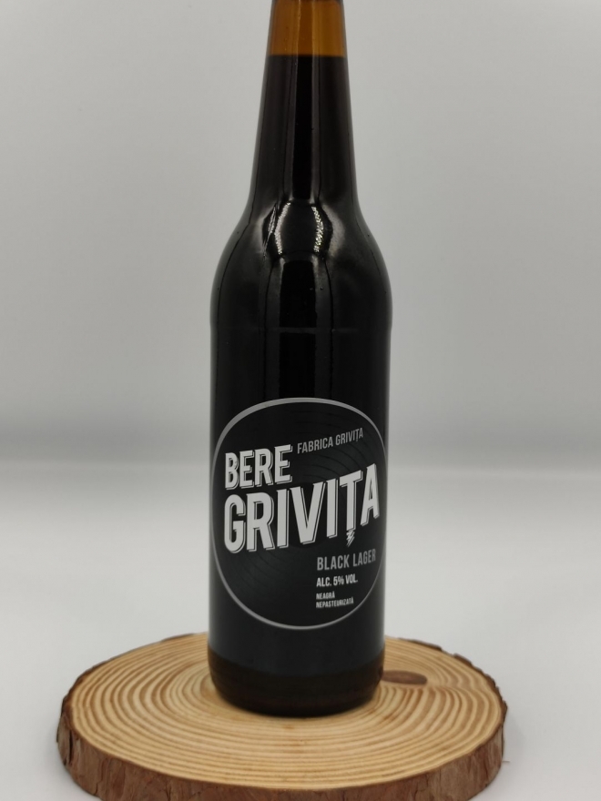 Bere Grivita Black Lager, 500ml