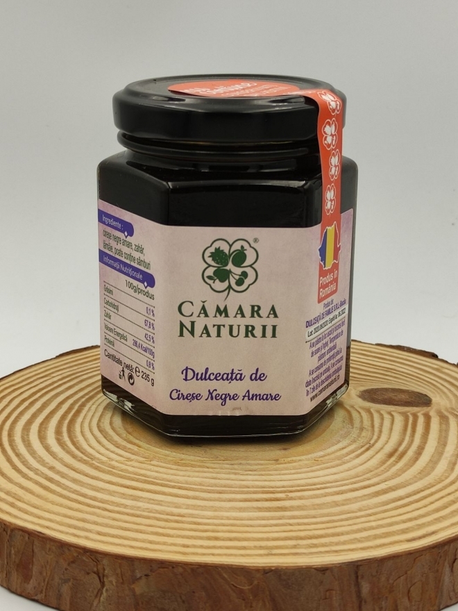 Dulceata de Cirese Negre Amare, Camara Naturii, 235g