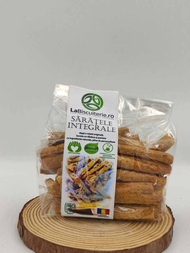Saratele Integrale cu Unt si Chimen, 170g 
