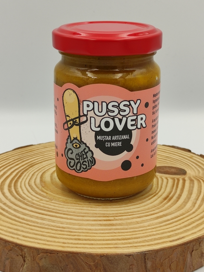Pussy Lover Mustar cu Miere,  150g