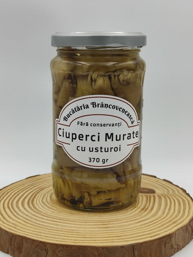 Ciuperci Murate cu Usturoi, 370g